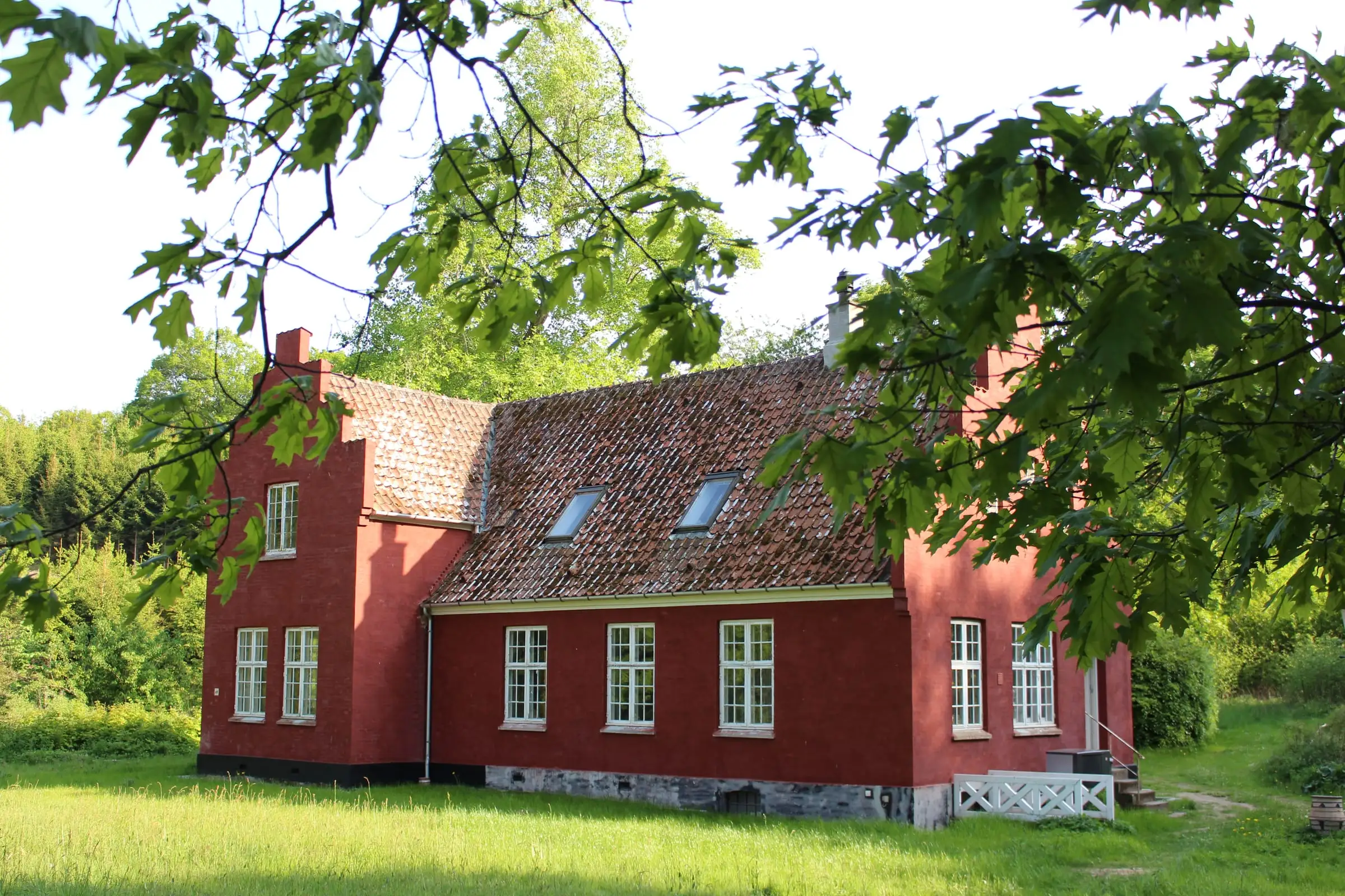 Huset dybt inde i skoven